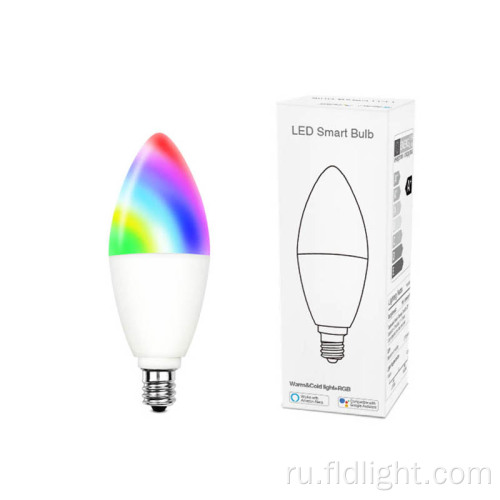 Alexa Tuya Led Bulb Умная многоцветная лампа с Wi-Fi